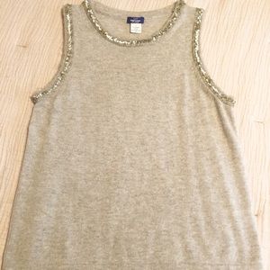 J Crew cashmere shell, very good used condition